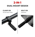 Mount on pegs for all e-bikes